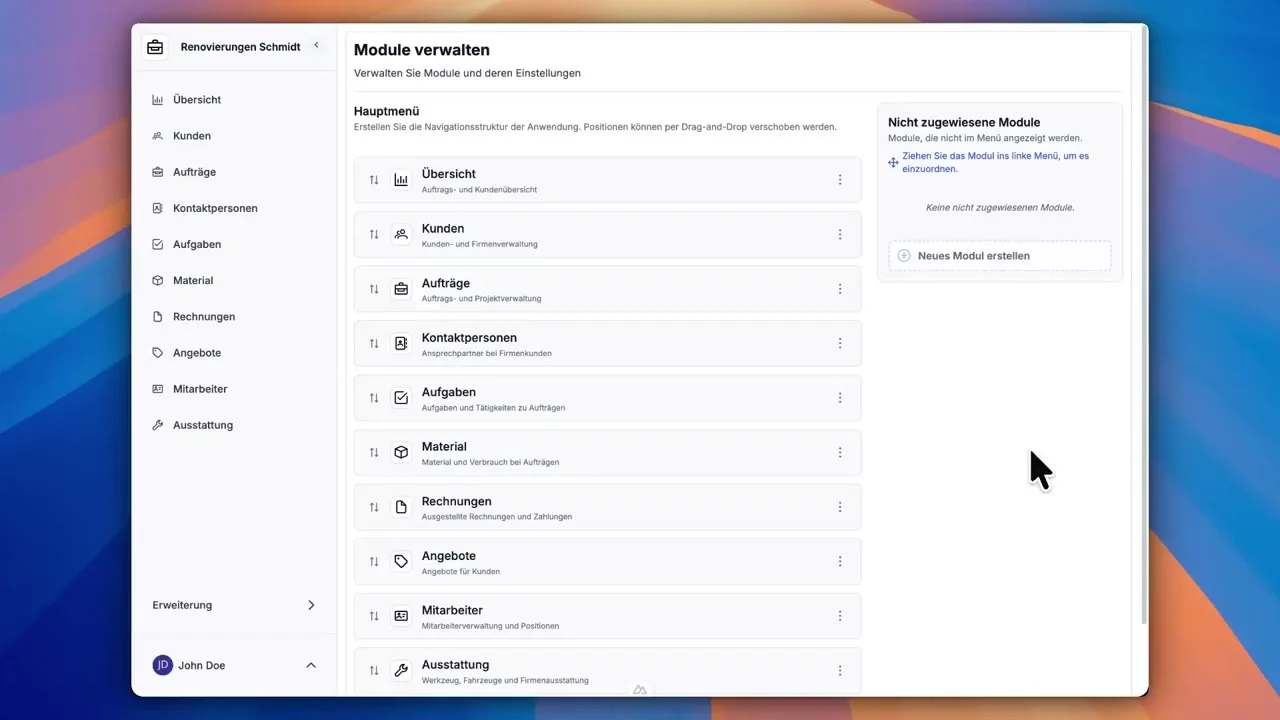 Fertige App in wenigen Minuten.
